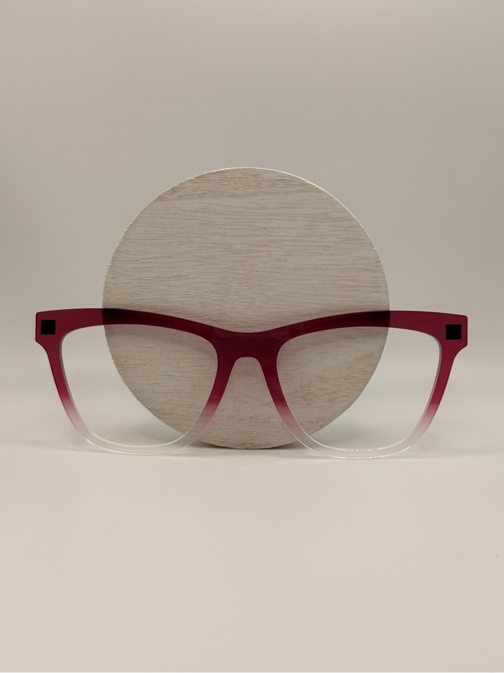 Pair Eyewear Burgundy Gradient Crystal for The Harper